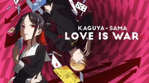 Miyuki Shirogane and Kaguya Shinomiya from Kaguya-sama: Love is War free wallpaper
