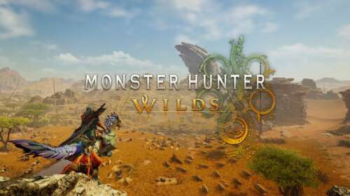 A detailed view of a Hunter in the vast, windswept landscapes of Monster Hunter Wilds. high definition wallpaper