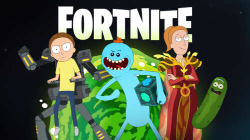 Morty Smith and Mr. Meeseeks from Rick and Morty rendered in the colorful, high-definition... wallpaper download