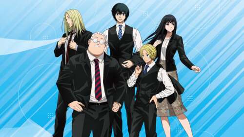 Anime poster featuring Taro Sakamoto, Shin Asakura, and Yoichi Nagumo from Sakamoto... wallpaper images