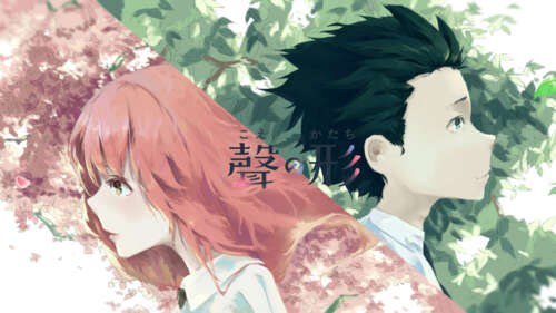 Shouko Nishimiya and Shoya Ishida from the anime A Silent Voice Desktop free desktop wallpaper
