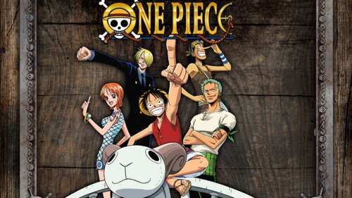 A group shot of Monkey D. Luffy, Roronoa Zoro, Nami, Usopp, and Sanji from the anime... Desktop high definition wallpaper