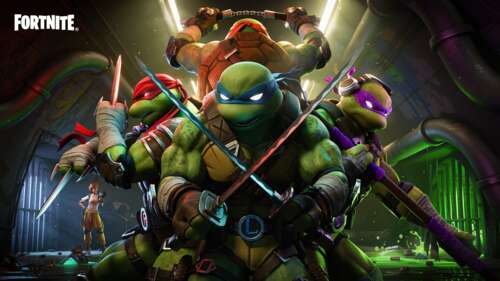 Leonardo, Donatello, Raphael, and Michelangelo from the Teenage Mutant Ninja Turtles... free wallpaper