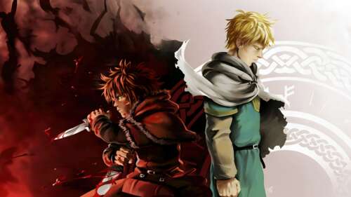 Detailed anime portrait of Thorfinn from the series Vinland Saga high definition wallpaper