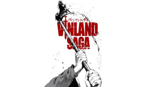 A minimalist black and white portrait of Thorfinn from Vinland Saga on a plain white... Desktop free desktop wallpaper