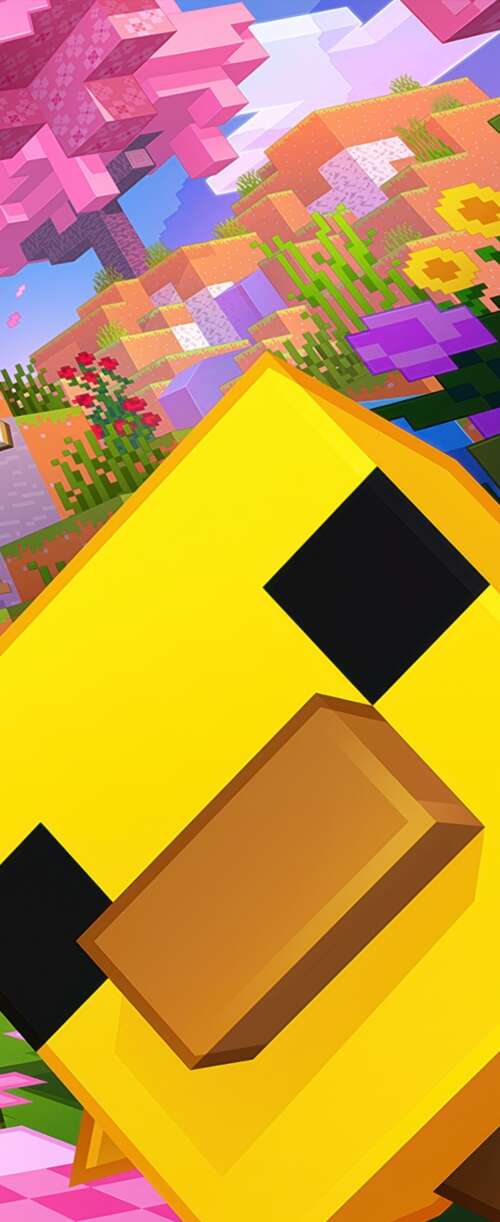 A hyper-realistic 5K depiction of Steve from Minecraft with futuristic lighting and... Meizu Note 16 wallpaper photo gallery download