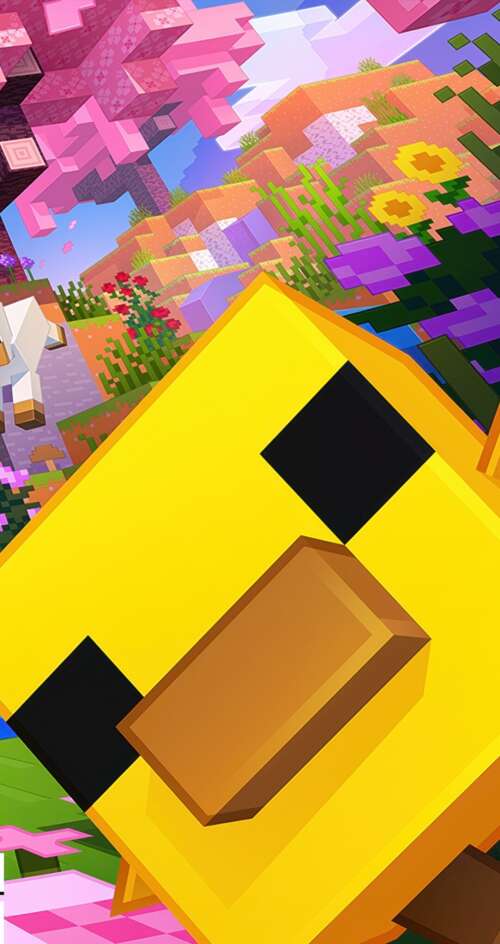 A hyper-realistic 5K depiction of Steve from Minecraft with futuristic lighting and... Sharp Aquos C10 hd background