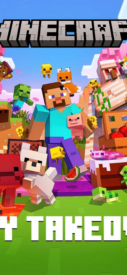 A hyper-realistic 5K rendering of Steve from Minecraft in a highly detailed, next-generation... Apple iPhone 16e wallpaper images