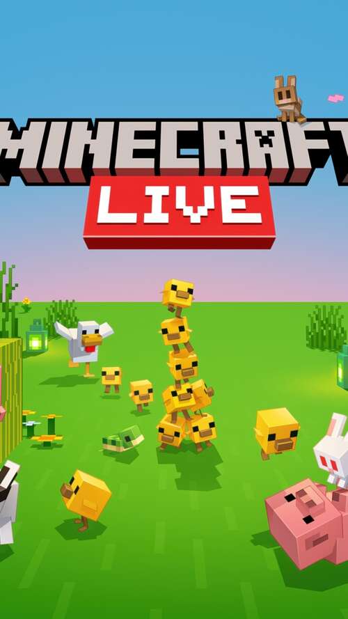 Cinematic 5K key art for Minecraft Live 2026 featuring Steve in a lush, highly detailed... lava Play Max pictures for wallpaper