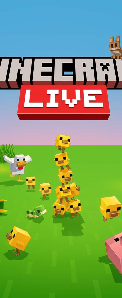 Cinematic 5K key art for Minecraft Live 2026 featuring Steve in a lush, highly detailed... Meizu Note 16 wallpapers for android