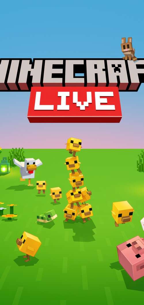 Cinematic 5K key art for Minecraft Live 2026 featuring Steve in a lush, highly detailed... Oppo A6c hand phone wallpaper