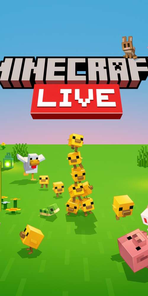 Cinematic 5K key art for Minecraft Live 2026 featuring Steve in a lush, highly detailed... Doogee Fire 3 download free phone wallpaper