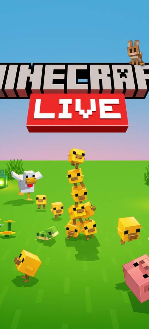 Cinematic 5K key art for Minecraft Live 2026 featuring Steve in a lush, highly detailed... Honor Magic V6 cell phone backgrounds free
