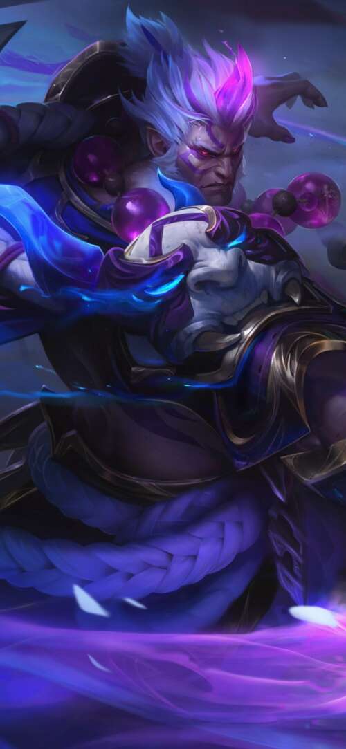 Ahri from League of Legends in her Spirit Blossom skin, surrounded by floating pink... Apple iPhone 17 Pro Max wallpaper photo gallery download