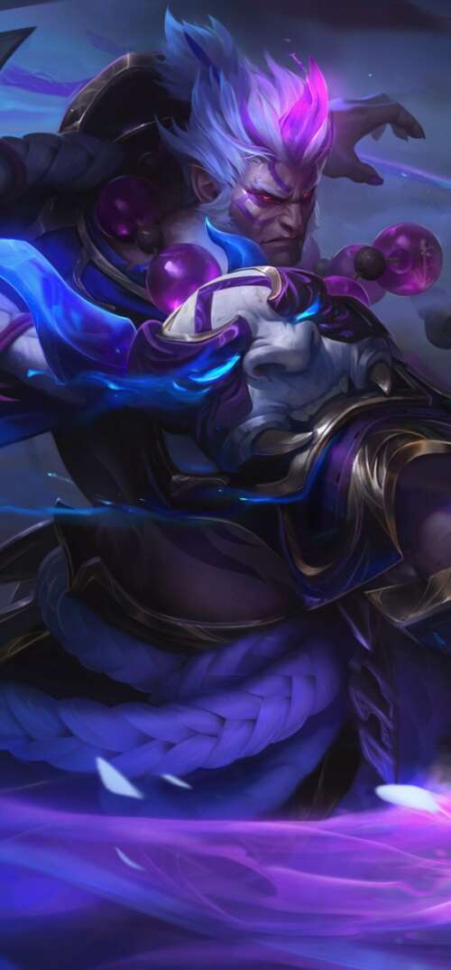 Ahri from League of Legends in her Spirit Blossom skin, surrounded by floating pink... UmiDigi Umidigi X wallpaper