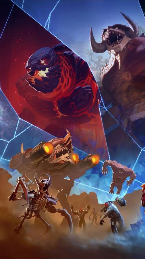 A futuristic warrior in glowing cybernetic armor overlooking a neon-lit cyberpunk... Apple iPhone SE 2020 wallpaper images