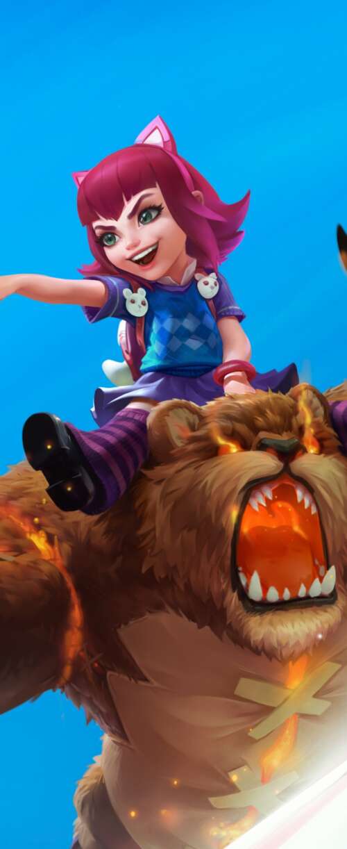 Annie from League of Legends: Wild Rift Meizu Note 16 wallpaper photo gallery download