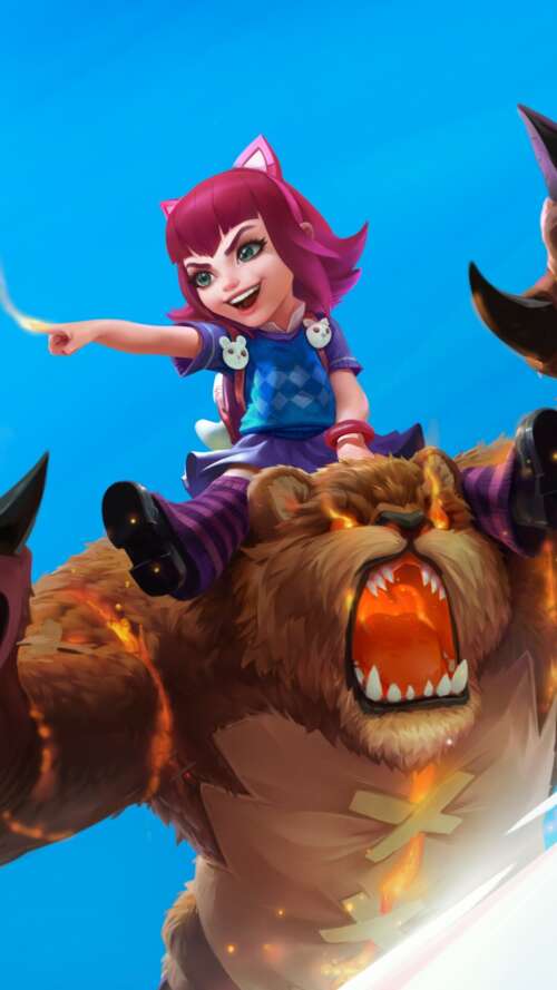 Annie from League of Legends: Wild Rift lava Play Max wallpaper download