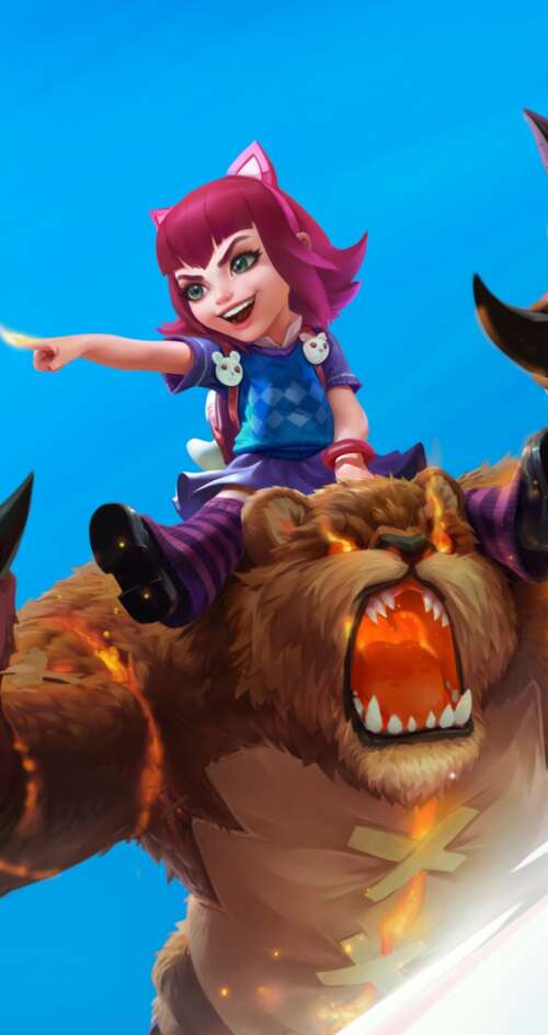 Annie from League of Legends: Wild Rift Sharp Aquos C10 hd background