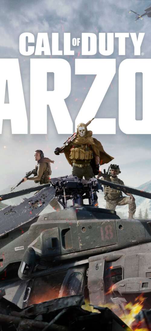 A tactical soldier from Call of Duty: Warzone equipped with military gear, ready... Oppo A6 Max high definition wallpaper