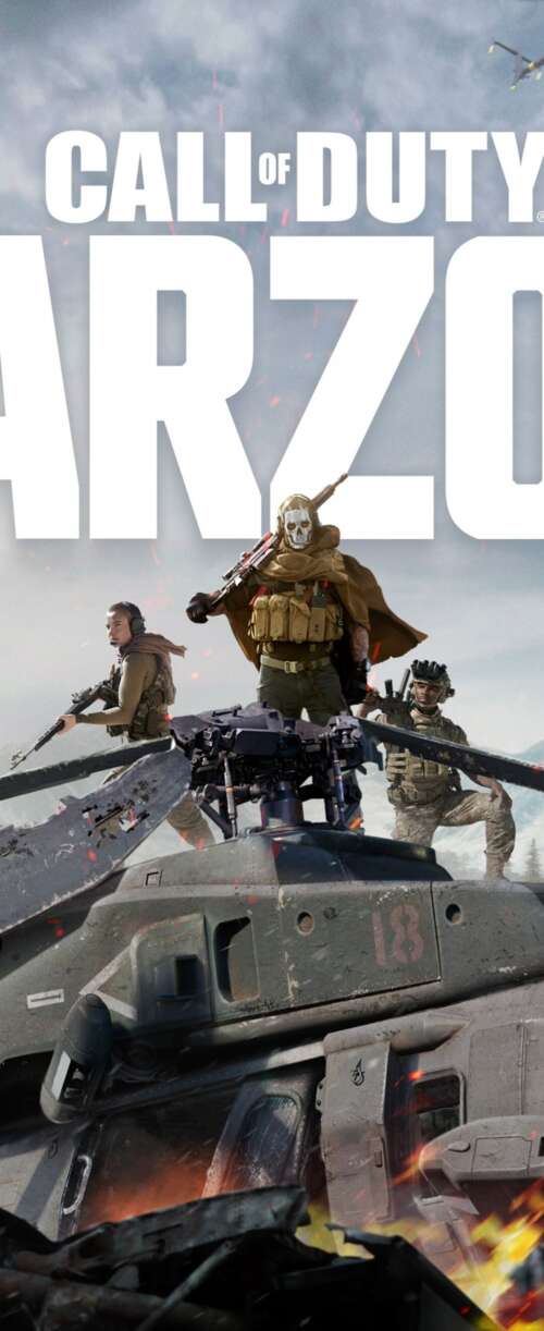 A tactical soldier from Call of Duty: Warzone equipped with military gear, ready... Meizu Note 16 download free phone wallpaper