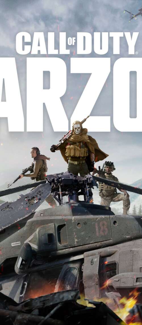 A tactical soldier from Call of Duty: Warzone equipped with military gear, ready... Blackview WAVE 10 background images hd