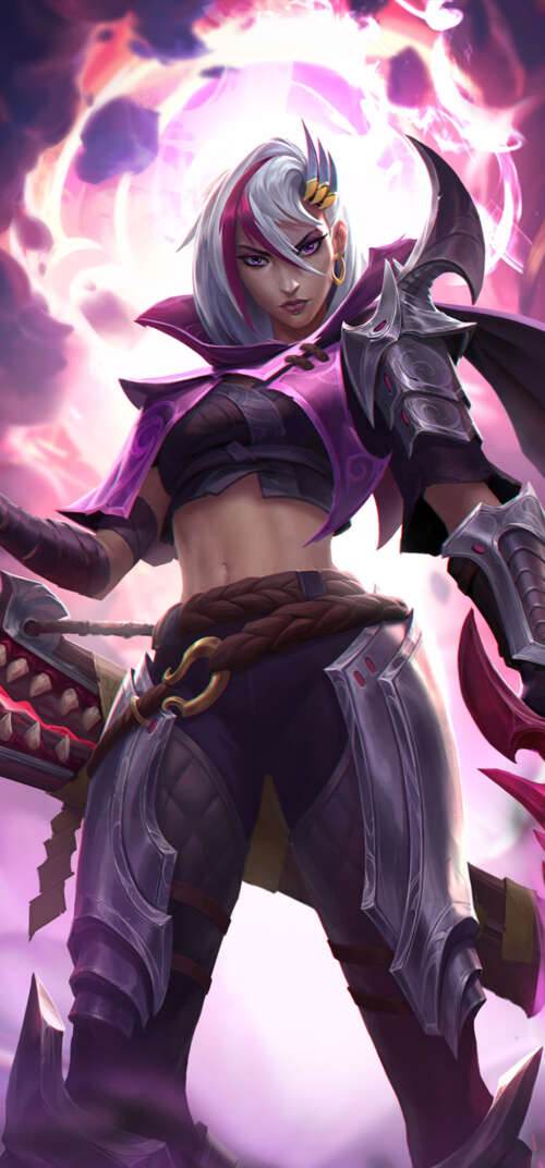 An epic character skin concept for Mobile Legends: Bang Bang featuring intricate... Samsung Galaxy S26 Ultra wallpapers for android