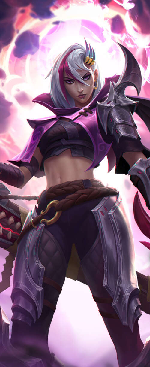 An epic character skin concept for Mobile Legends: Bang Bang featuring intricate...