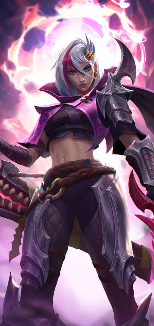 An epic character skin concept for Mobile Legends: Bang Bang featuring intricate...