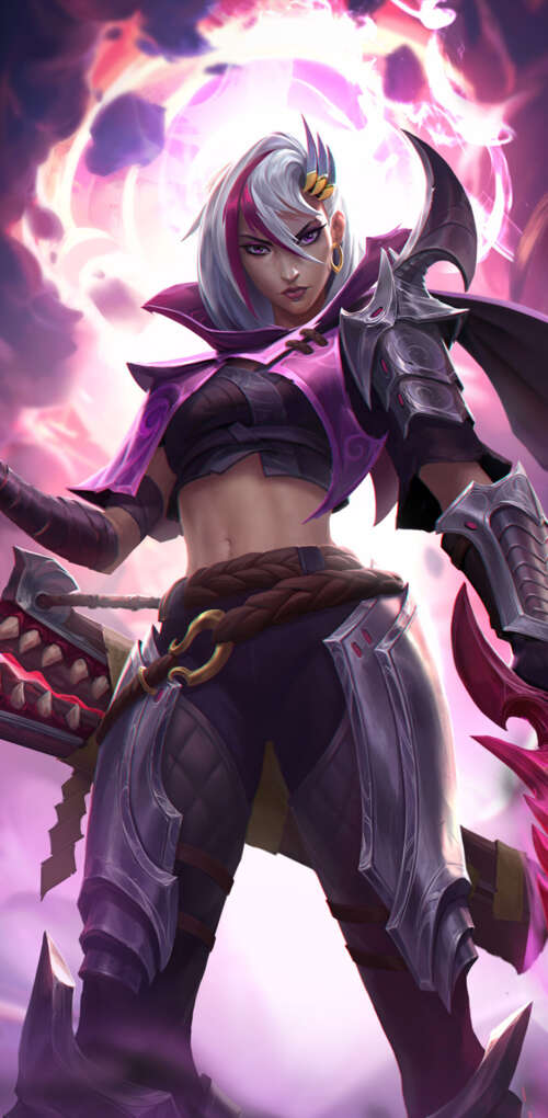 An epic character skin concept for Mobile Legends: Bang Bang featuring intricate... Huawei Mate 30 Pro