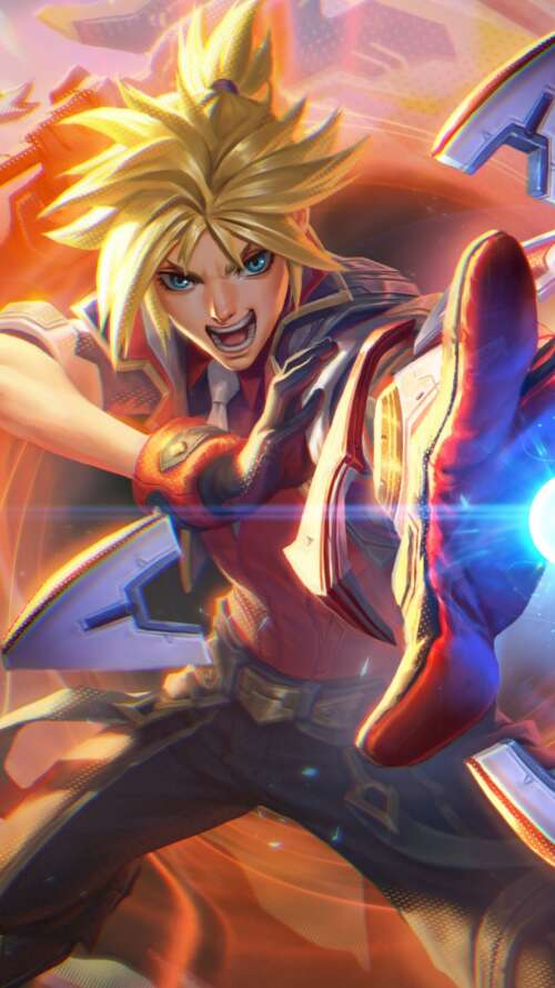 A high-resolution portrait of Ezreal from League of Legends. lava Play Max free hd wallpapers