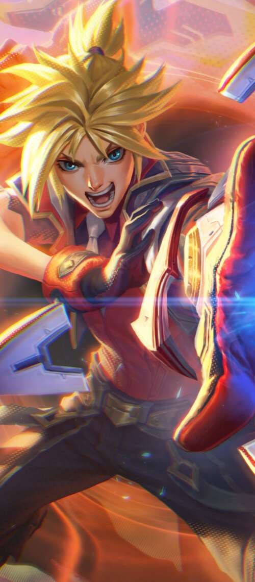 A high-resolution portrait of Ezreal from League of Legends. Blackview WAVE 10 free background