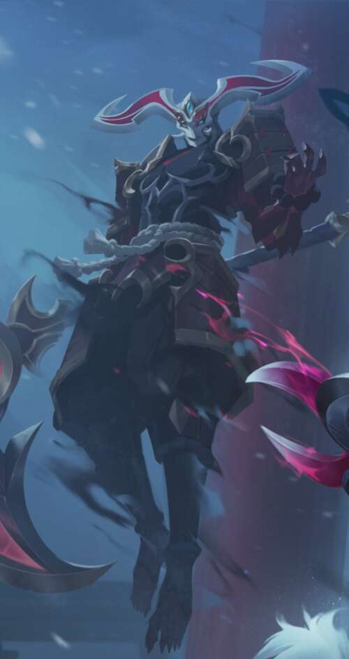 A dramatic depiction of a League of Legends-style champion wielding magical energy... Sharp Aquos C10 background images hd