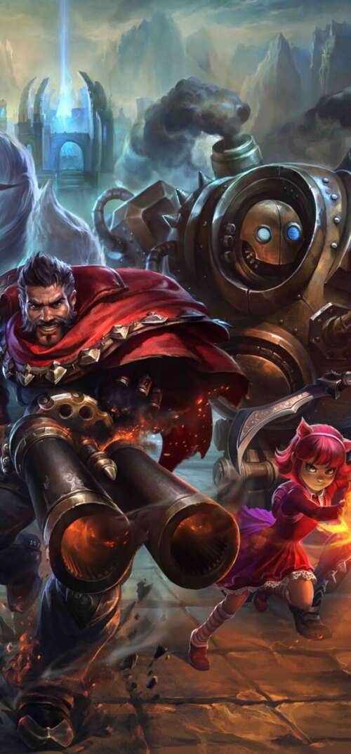 A collection of League of Legends characters including Ahri, Ezreal, Teemo, Annie,... UmiDigi Umidigi X wallpaper photo gallery download