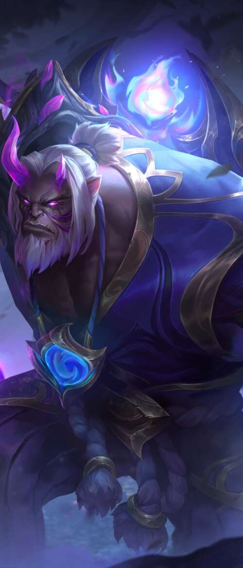 A magical and ethereal landscape inspired by the Spirit Blossom universe in League...
