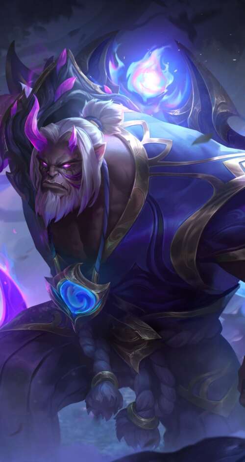 A magical and ethereal landscape inspired by the Spirit Blossom universe in League... Sharp Aquos C10 mobile wallpaper