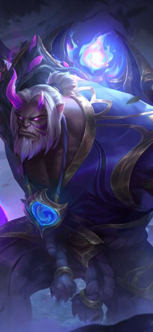 A magical and ethereal landscape inspired by the Spirit Blossom universe in League...