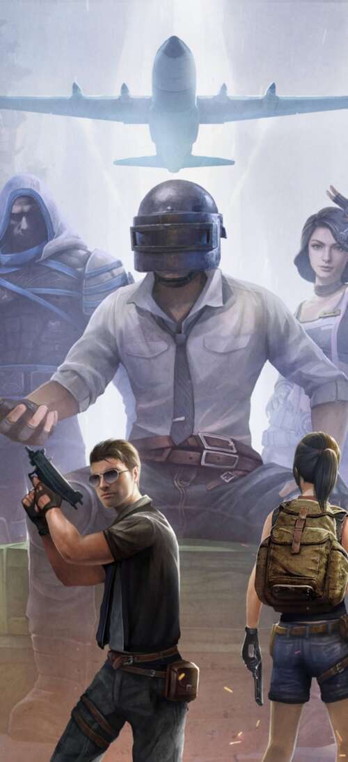 A high-resolution, cinematic view of a tactical soldier from PlayerUnknown's Battlegrounds... Oppo A6L wallpapers for android