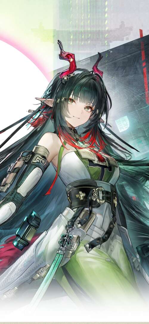 Anime girl in futuristic tactical gear, Arknights: Endfield aesthetic. Sharp Aquos R10 high definition wallpaper