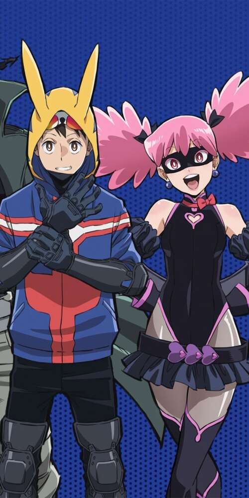 Anime characters Knuckleduster, Koichi Haimawari, and Pop Step from My Hero Academia:... Ulefone Rugking 2 Pro hd background
