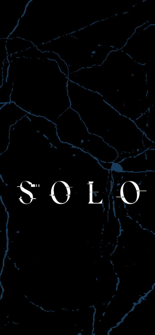 Sung Jinwoo from Solo Leveling holding a dagger against a dark background lock screen wallpaper