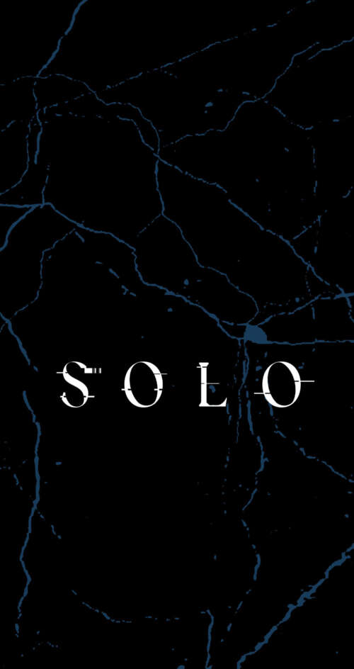 Sung Jinwoo from Solo Leveling holding a dagger against a dark background Sharp Aquos C10 lock screen wallpaper