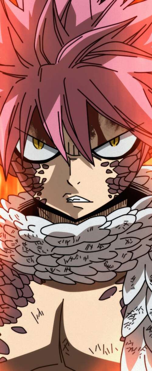 A powerful wizard dragon slayer surrounded by intense fire effects and swirling embers. Samsung Galaxy Z Flip7 FE cell phone backgrounds free