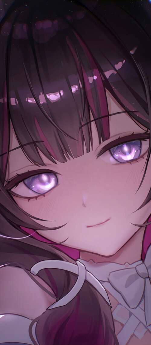 A highly detailed anime-style portrait of Columbina from Genshin Impact featuring... Blackview XPLORE 1 Pro free background