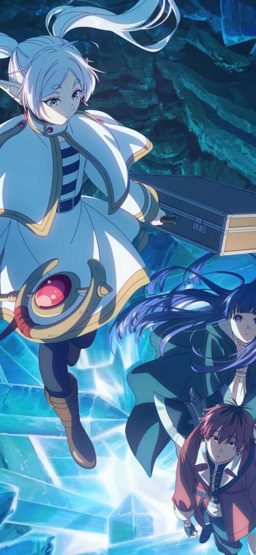 Frieren from the anime series Frieren: Beyond Journey's End Samsung Galaxy S25 FE wallpapers for android