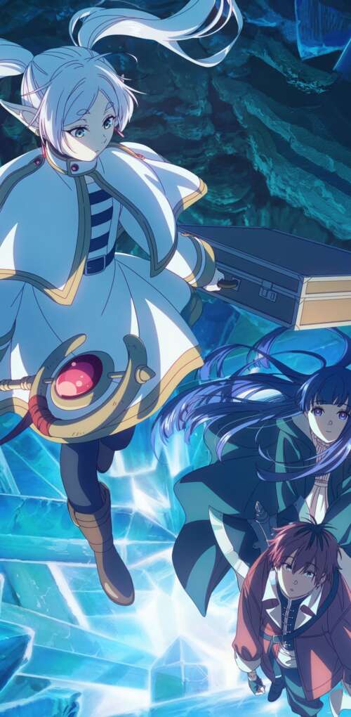 Frieren from the anime series Frieren: Beyond Journey's End Huawei Mate 30 Pro download free wallpaper for phone
