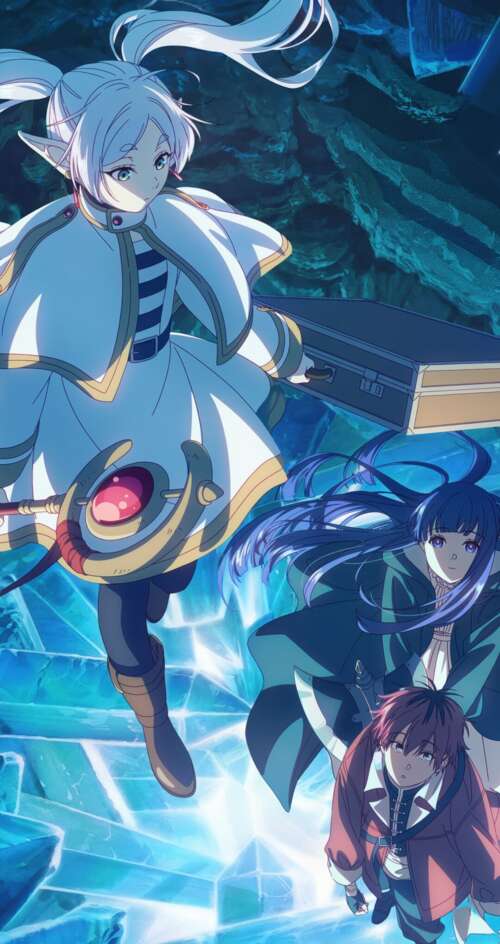 Frieren from the anime series Frieren: Beyond Journey's End Sharp Aquos C10 download free wallpaper for phone