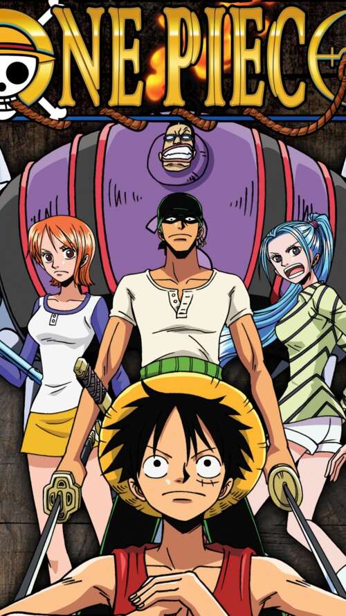 Monkey D. Luffy, Roronoa Zoro, and Nami from the One Piece anime series. Apple iPhone SE 2022 wallpapers for android