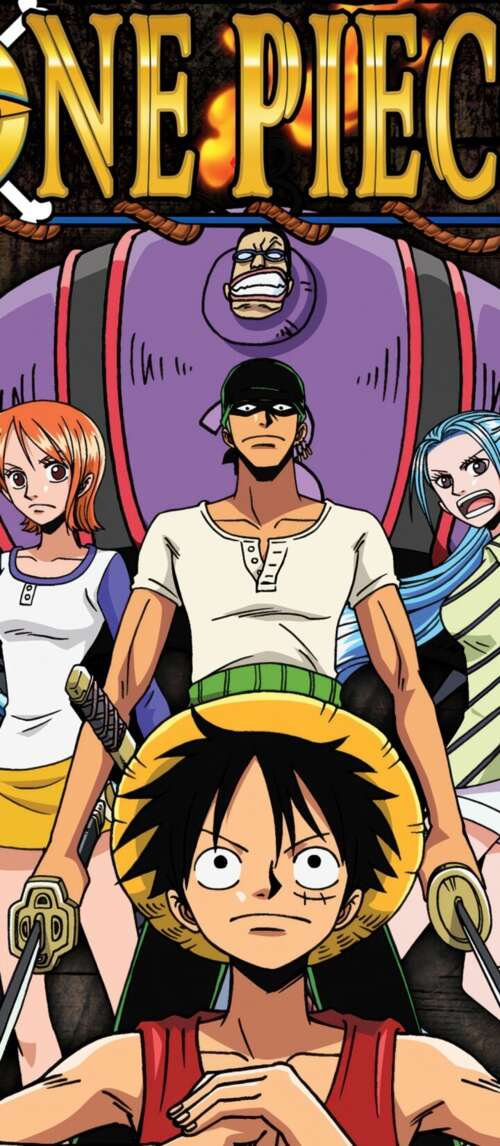 Monkey D. Luffy, Roronoa Zoro, and Nami from the One Piece anime series. Xiaomi Redmi 14C 5G wallpaper download