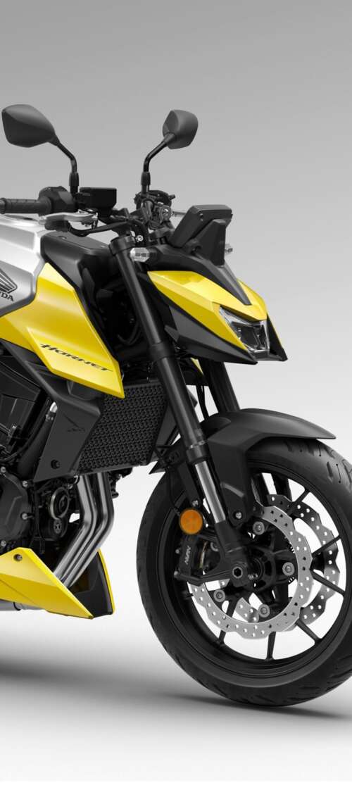 A detailed close-up of the futuristic 2026 Honda CB750 Hornet motorcycle showing... Blackview XPLORE X1 hd background